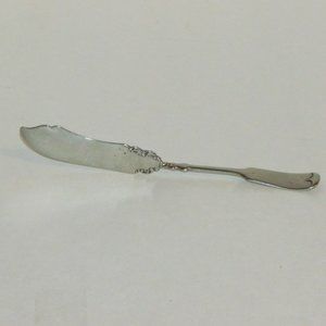 ANTIQUE Silver Plate Master Butter Knife Fiddle Handle